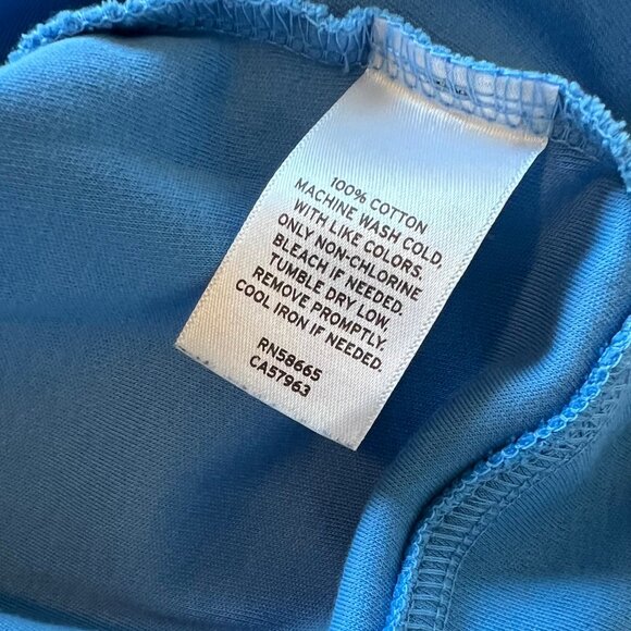 Men's Nordstrom Sky Blue 1/4 Zip Pullover Jacket Size XL Used/Great Condition - Picture 6 of 6